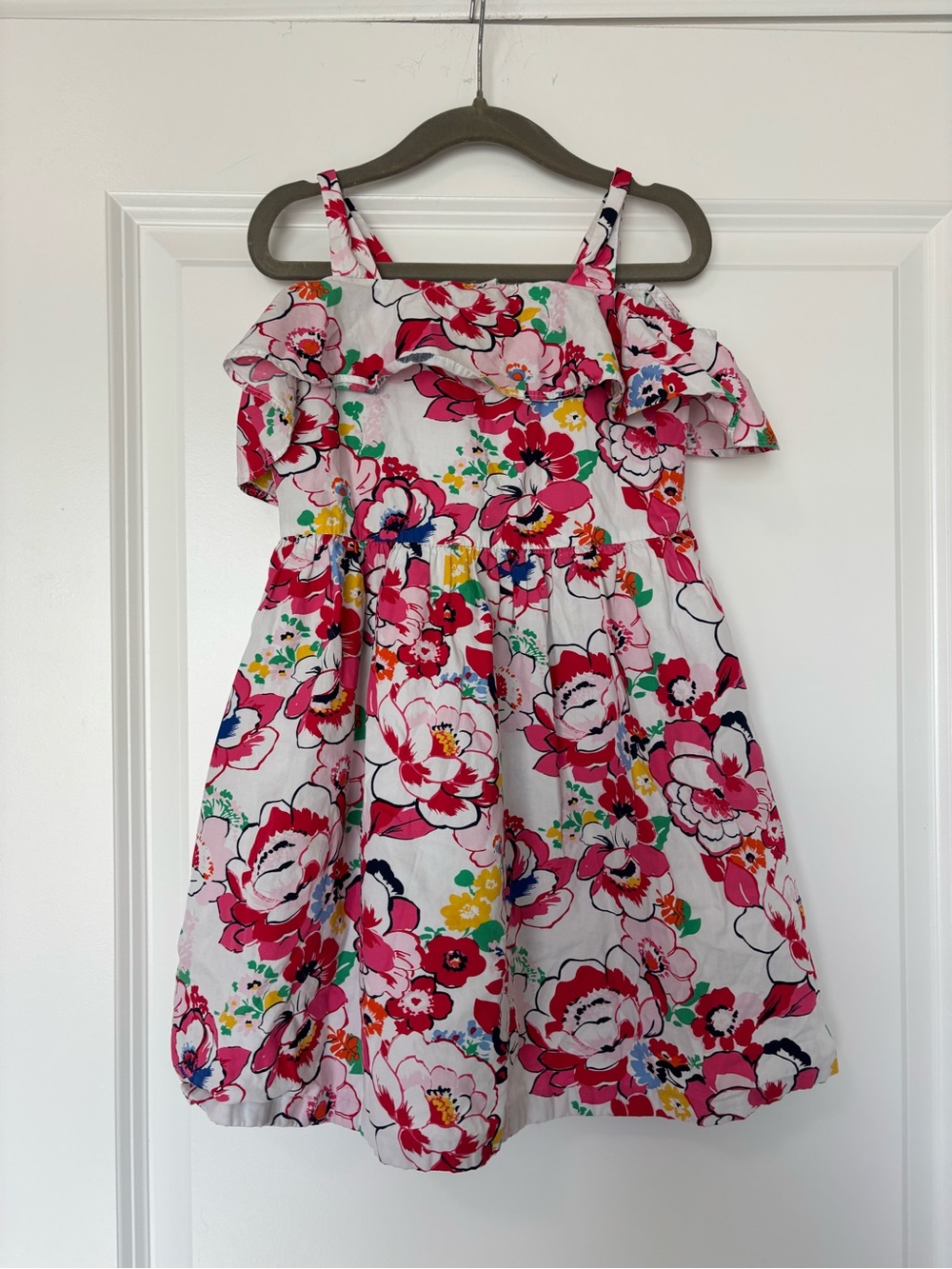Janie and Jack Cold Shoulder Floral Dress